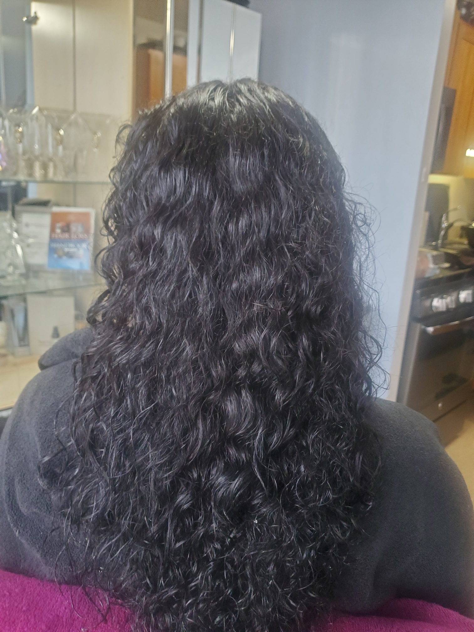 Beautiful curly hair results